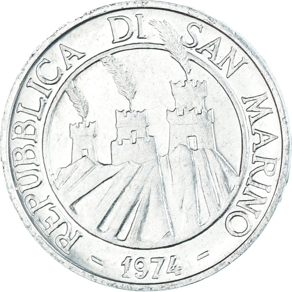 Munten, San Marino, Lira, 1974