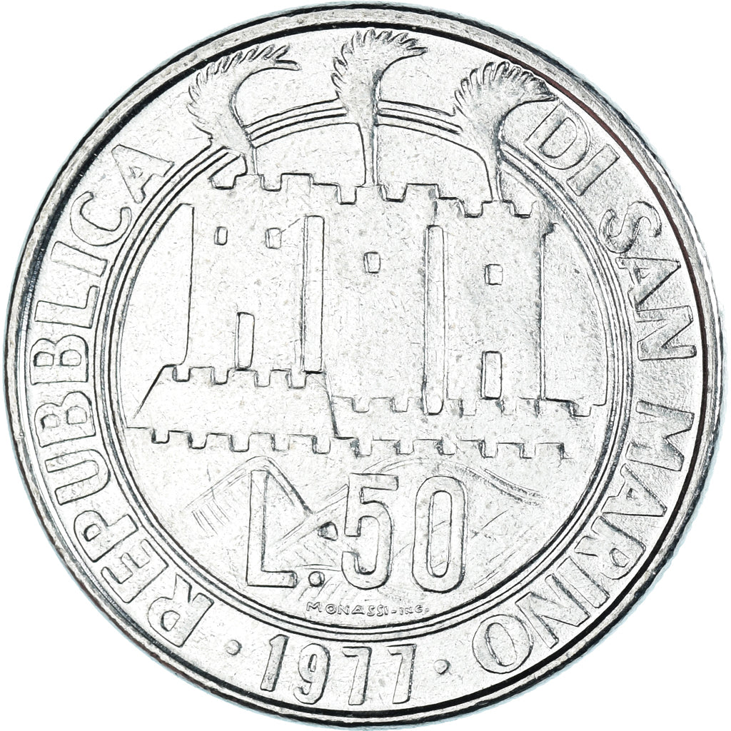 Coin, San Marino, 50 Lire, 1977