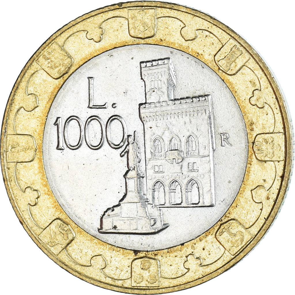 Moneta, San Marino, 1000 Lire, 1997