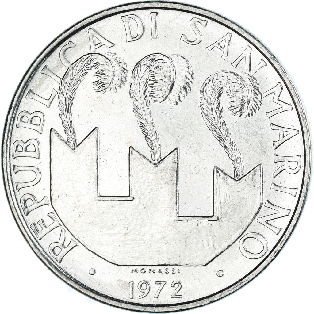 Münze, San Marino, 50 Lire, 1972