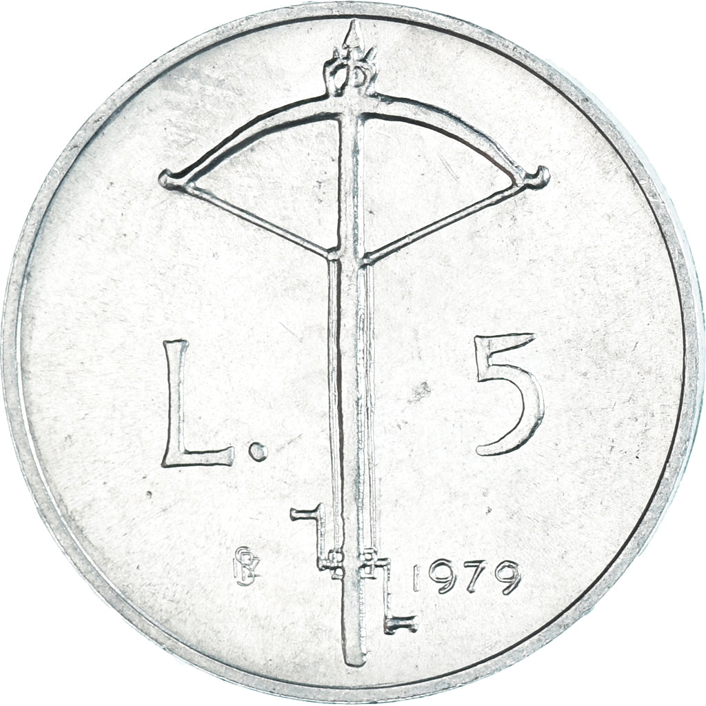 Munten, San Marino, 5 Lire, 1979
