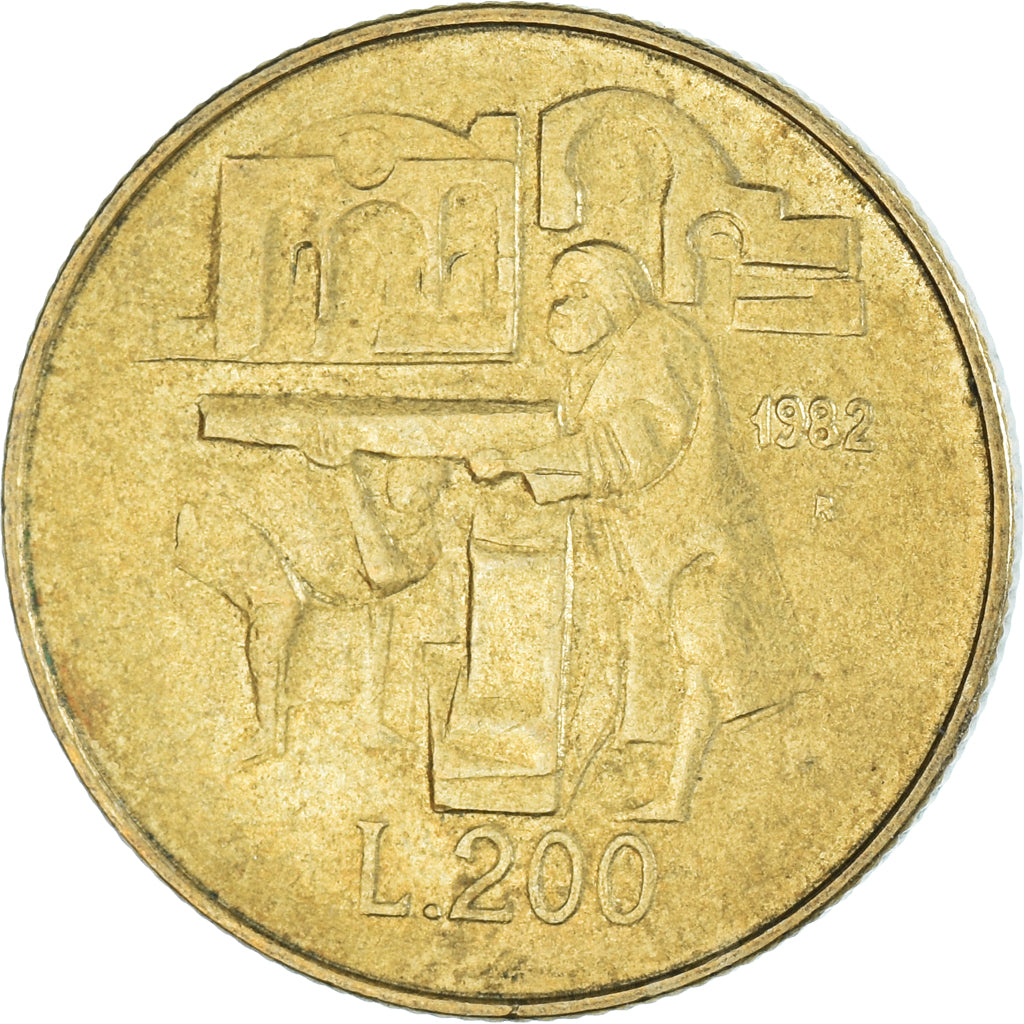 Coin, San Marino, 200 Lire, 1982