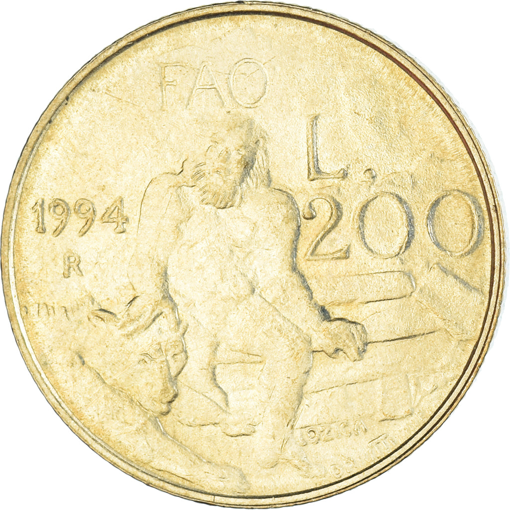 Munten, San Marino, 200 Lire, 1994