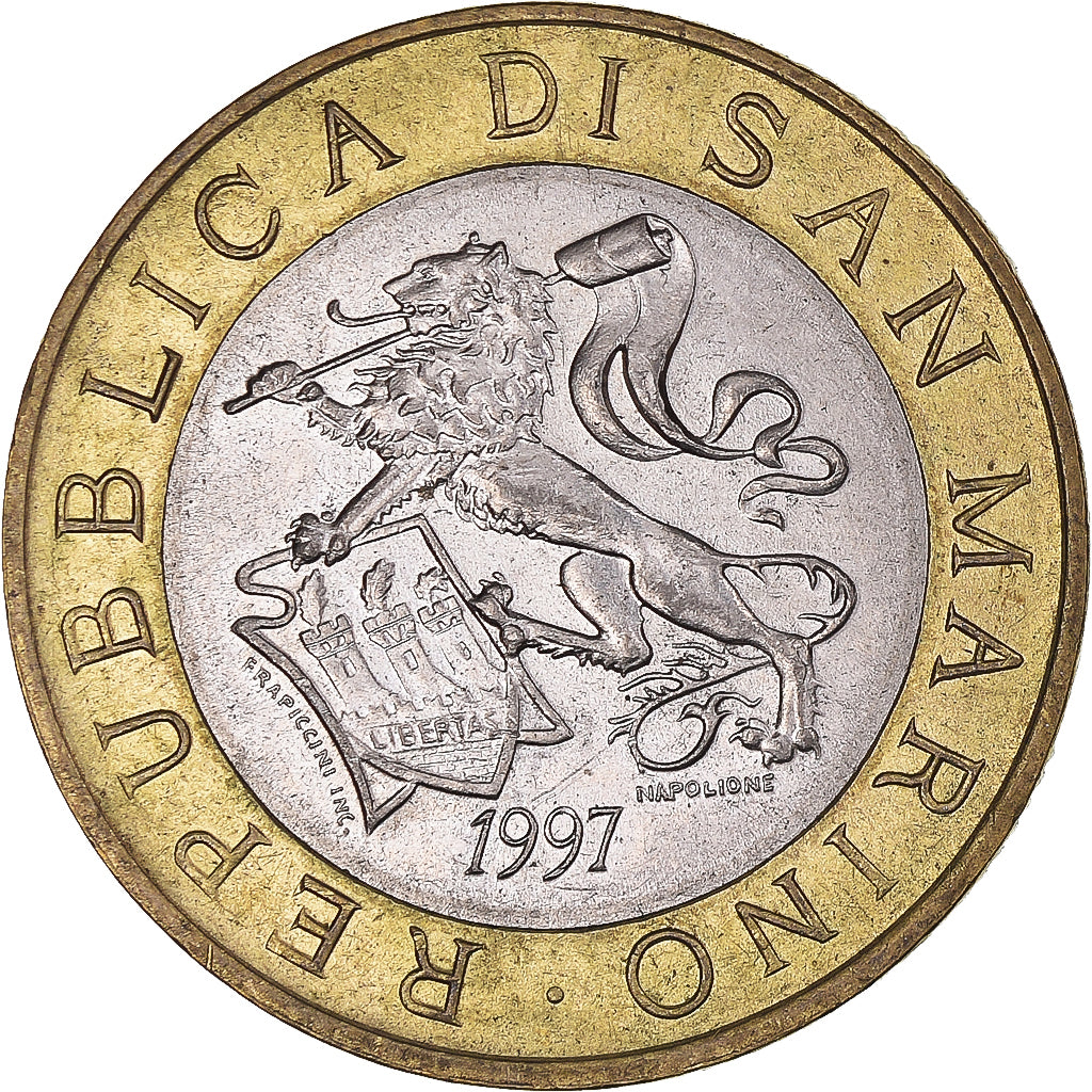 Moneta, San Marino, 1000 Lire, 1997