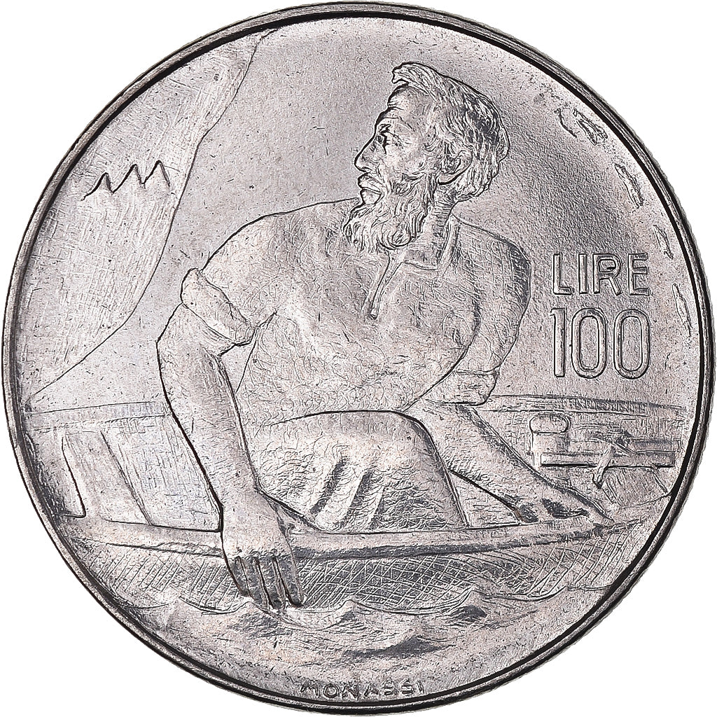 Moeda, San Marino, 100 Lire, 1972