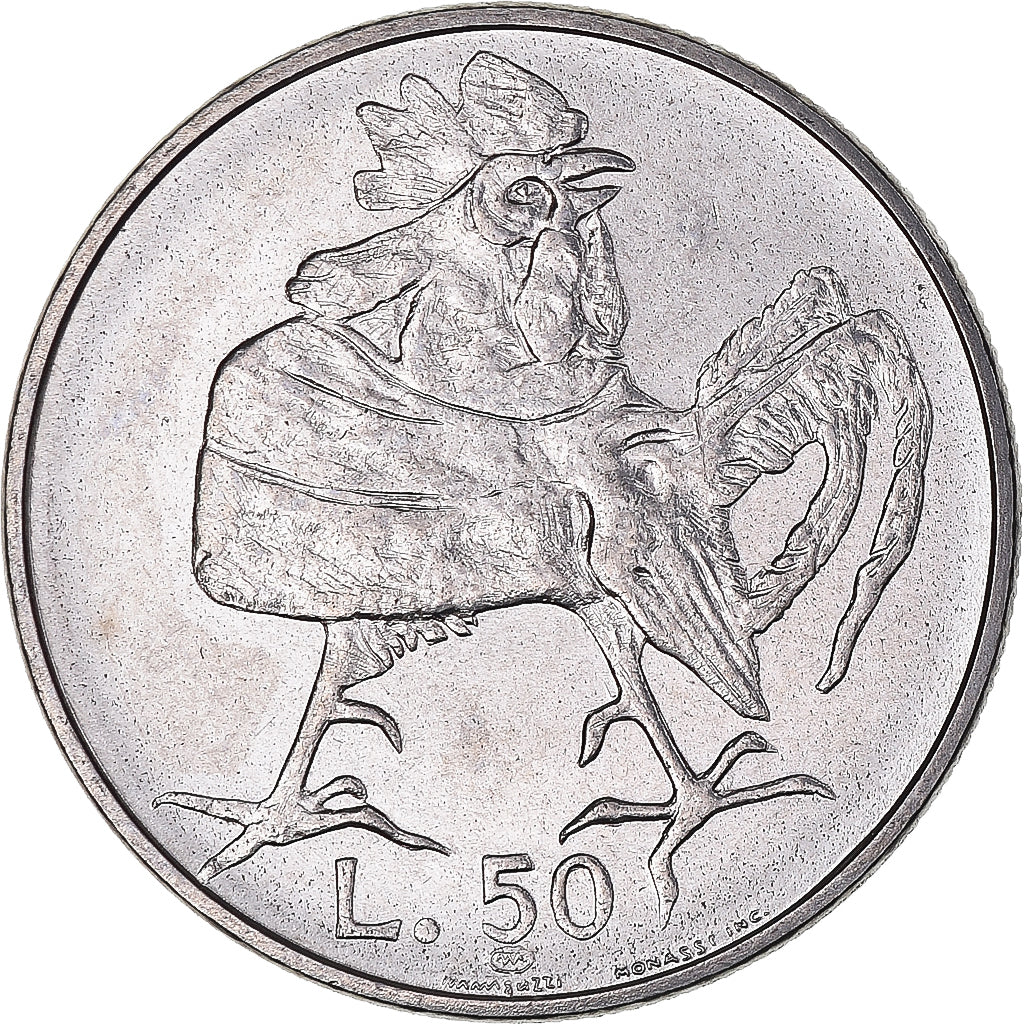 Monnaie, Saint Marin , 50 Lire, 1974