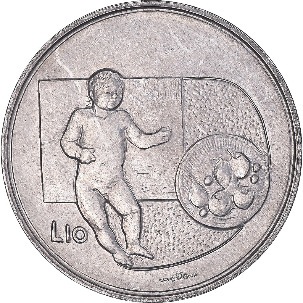 Moeda, San Marino, 10 Lire, 1976