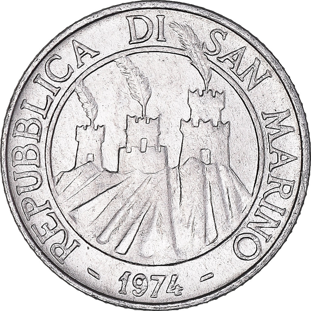 Coin, San Marino, 2 Lire, 1974