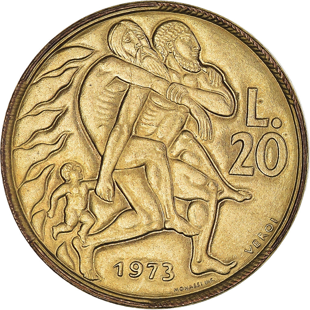 Coin, San Marino, 20 Lire, 1973