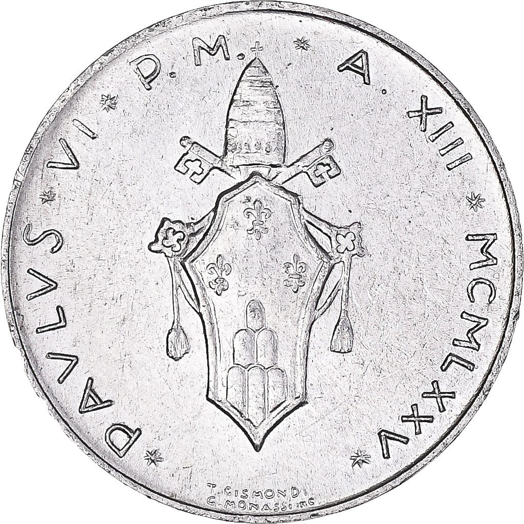 Monnaie, Vatican, Lira, 1974