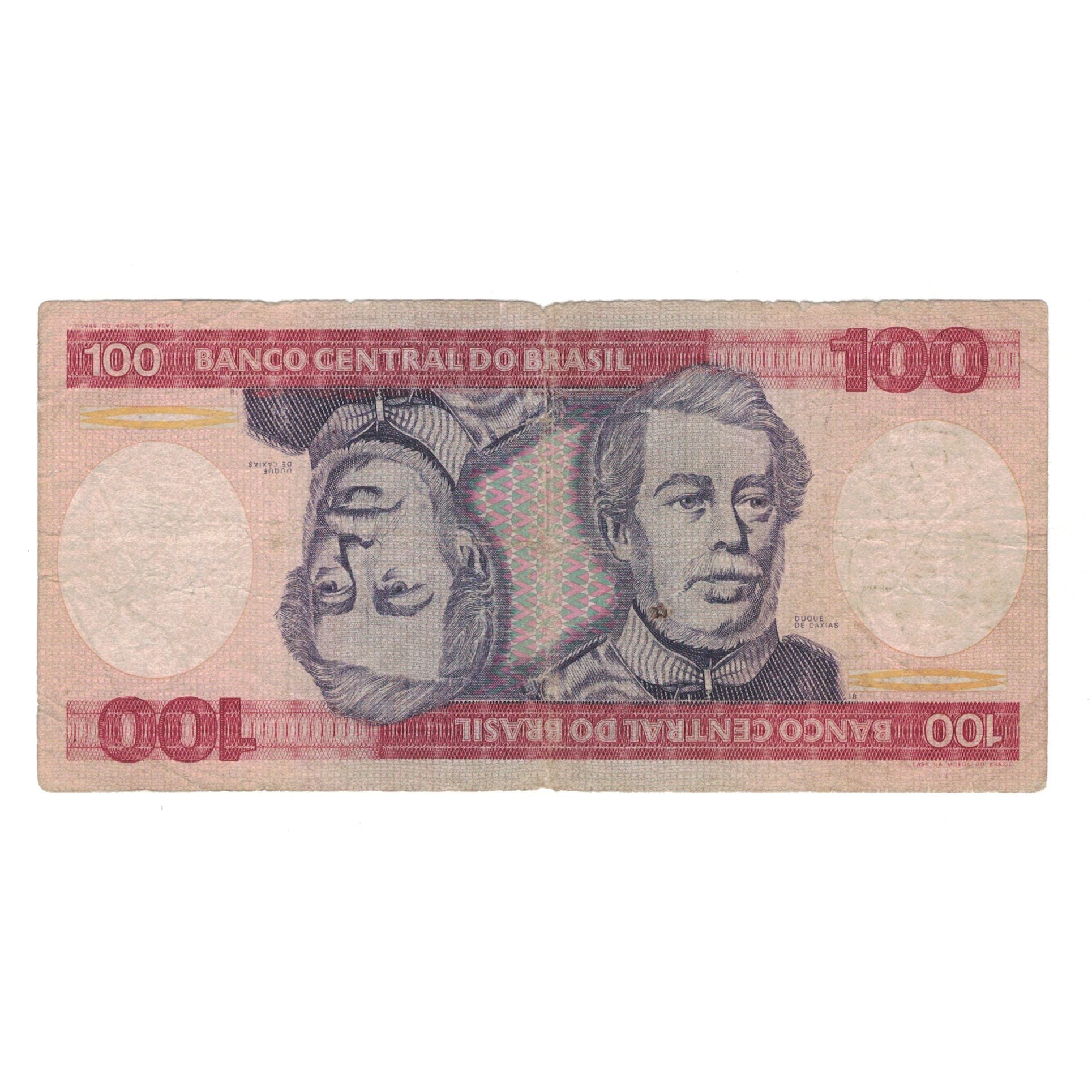 Banknot, Brazylia, 100 Cruzeiros, KM:198b, VG(8-10)