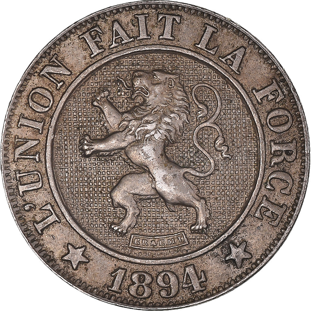 Coin, Belgium, 10 Centimes, 1894