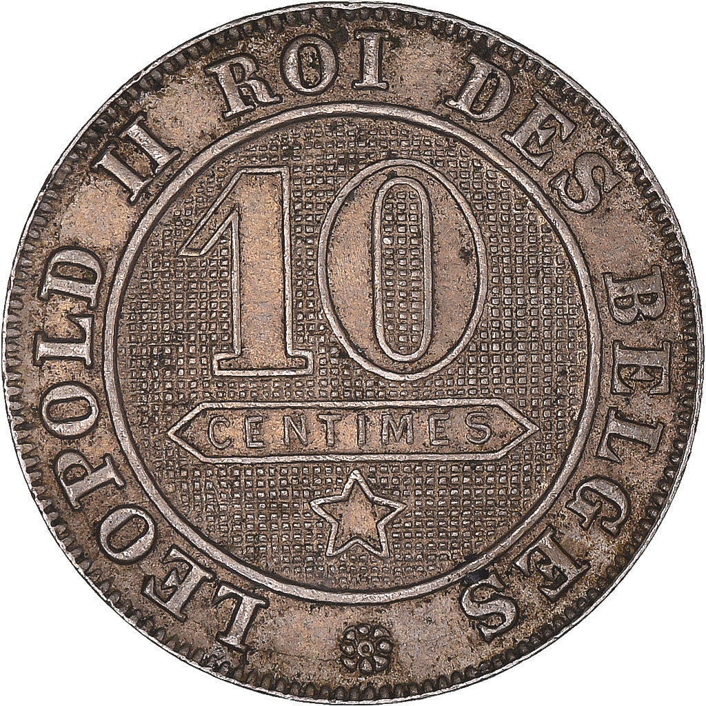 Coin, Belgium, 10 Centimes, 1894