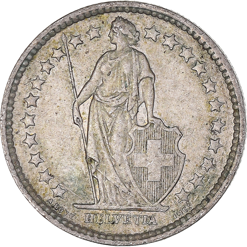 Moeda, Suíça, 1/2 Franc, 1962