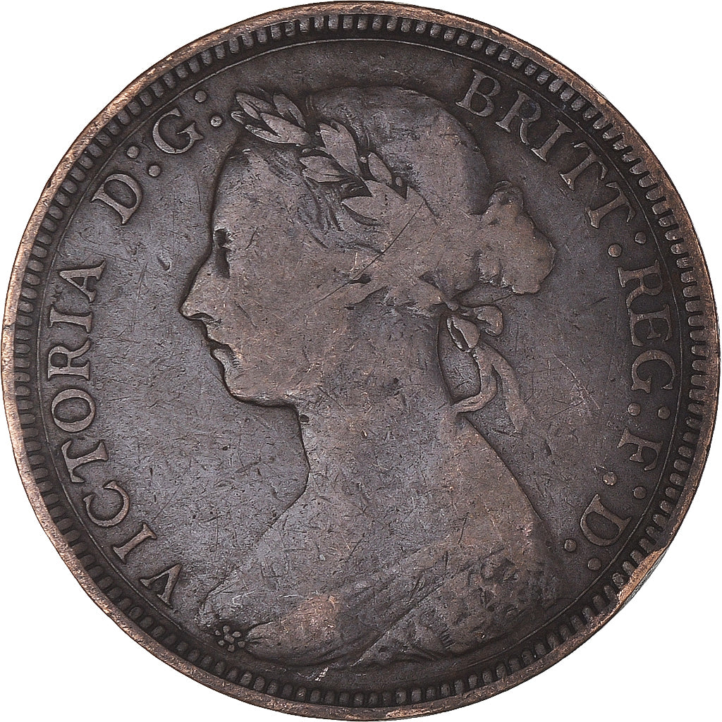 Münze, Großbritannien, 1/2 Penny, 1887