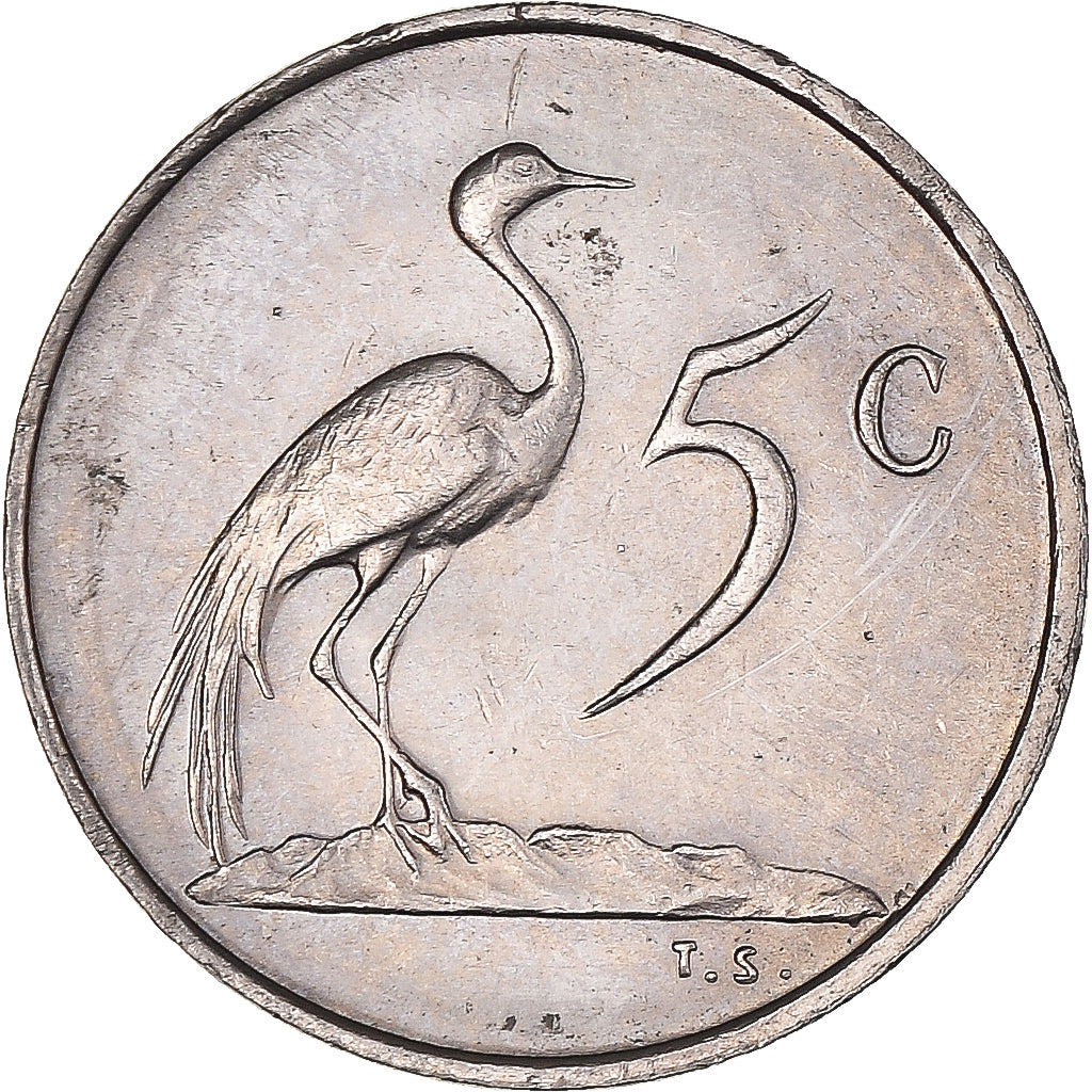 Moneda, Sudáfrica, 5 Cents, 1979