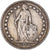 Coin, Switzerland, 1/2 Franc, 1944