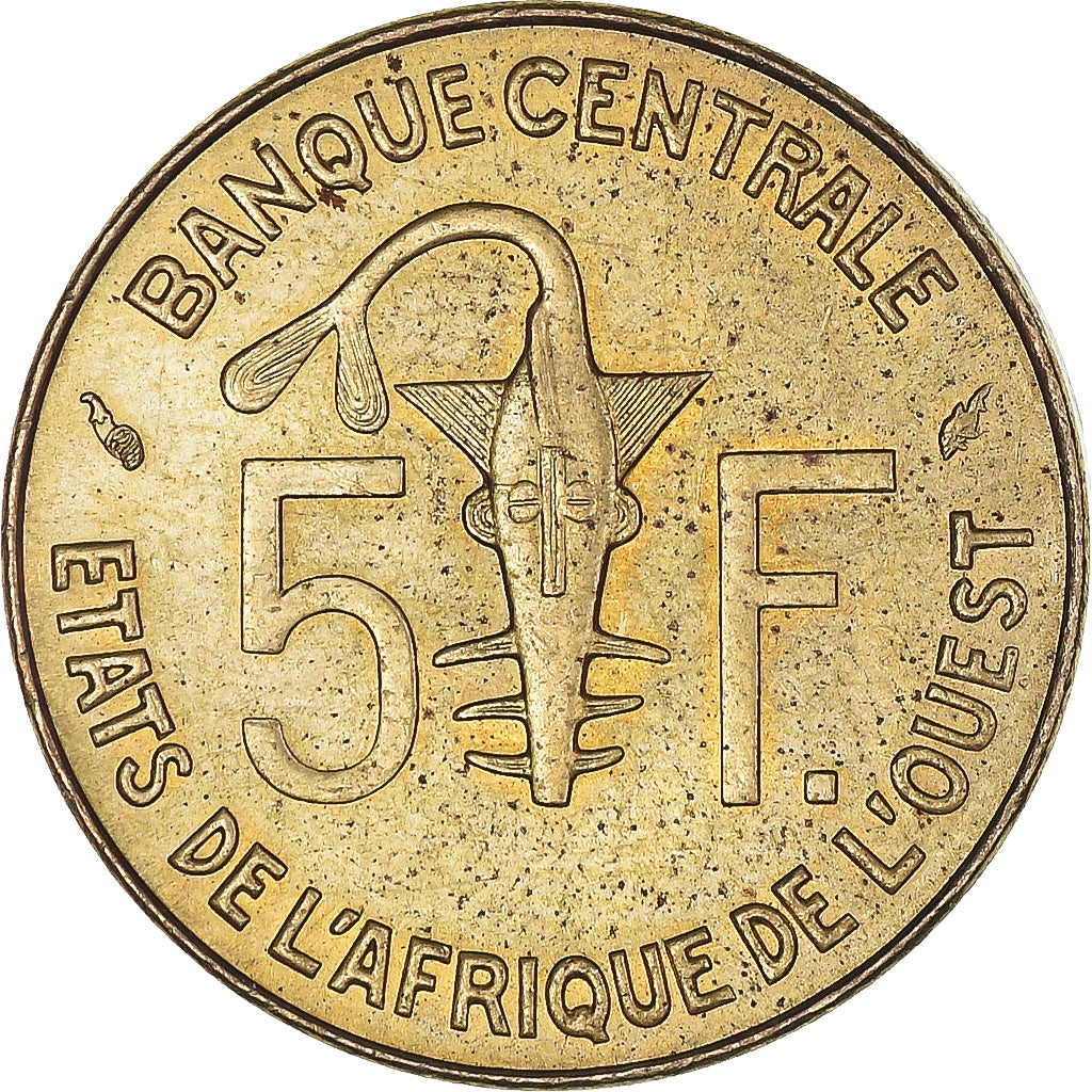 Monnaie, Communauté économique des États de l'Afrique de l'Ouest, 5 Francs
