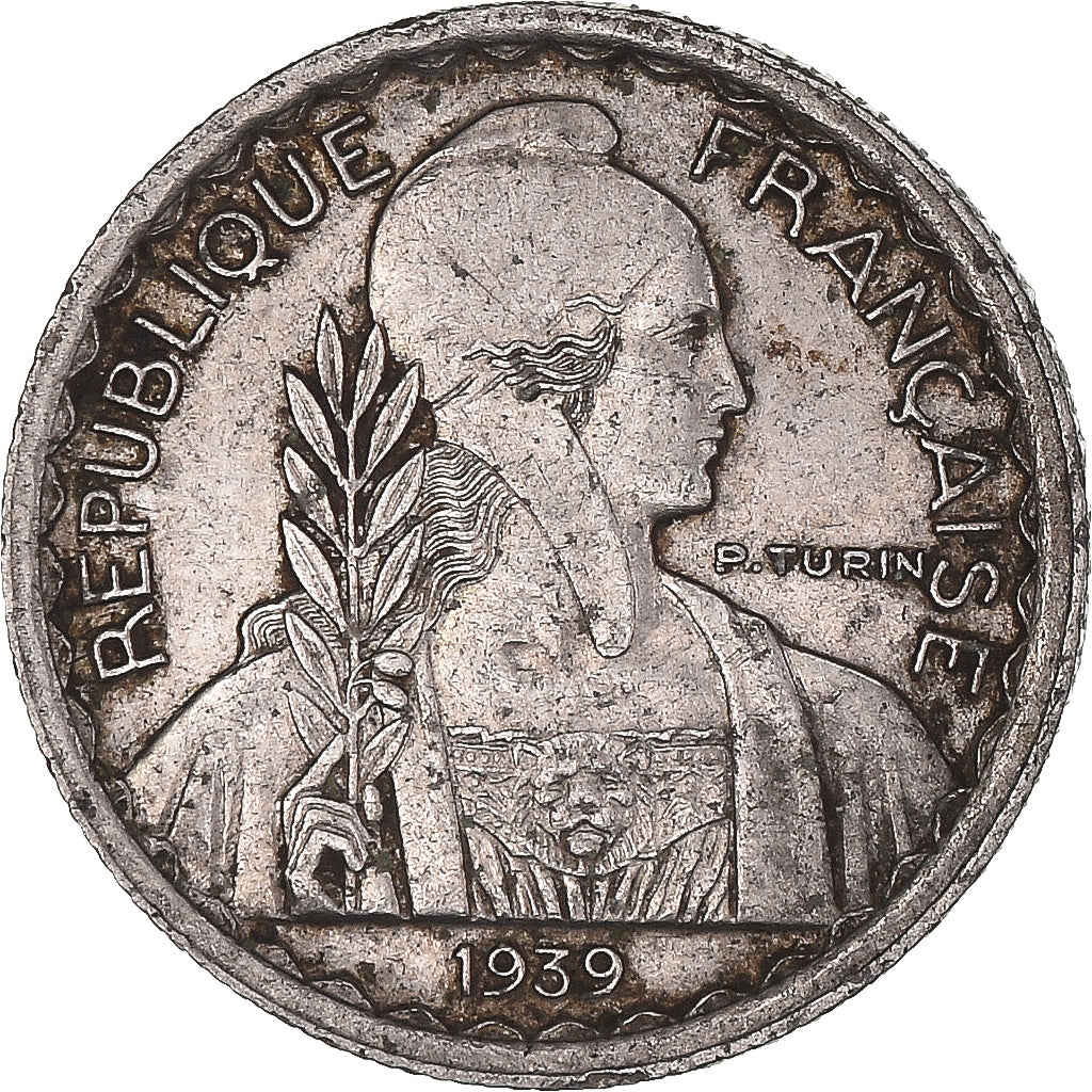Moeda, INDOCHINA FRANCESA, 10 Cents, 1939