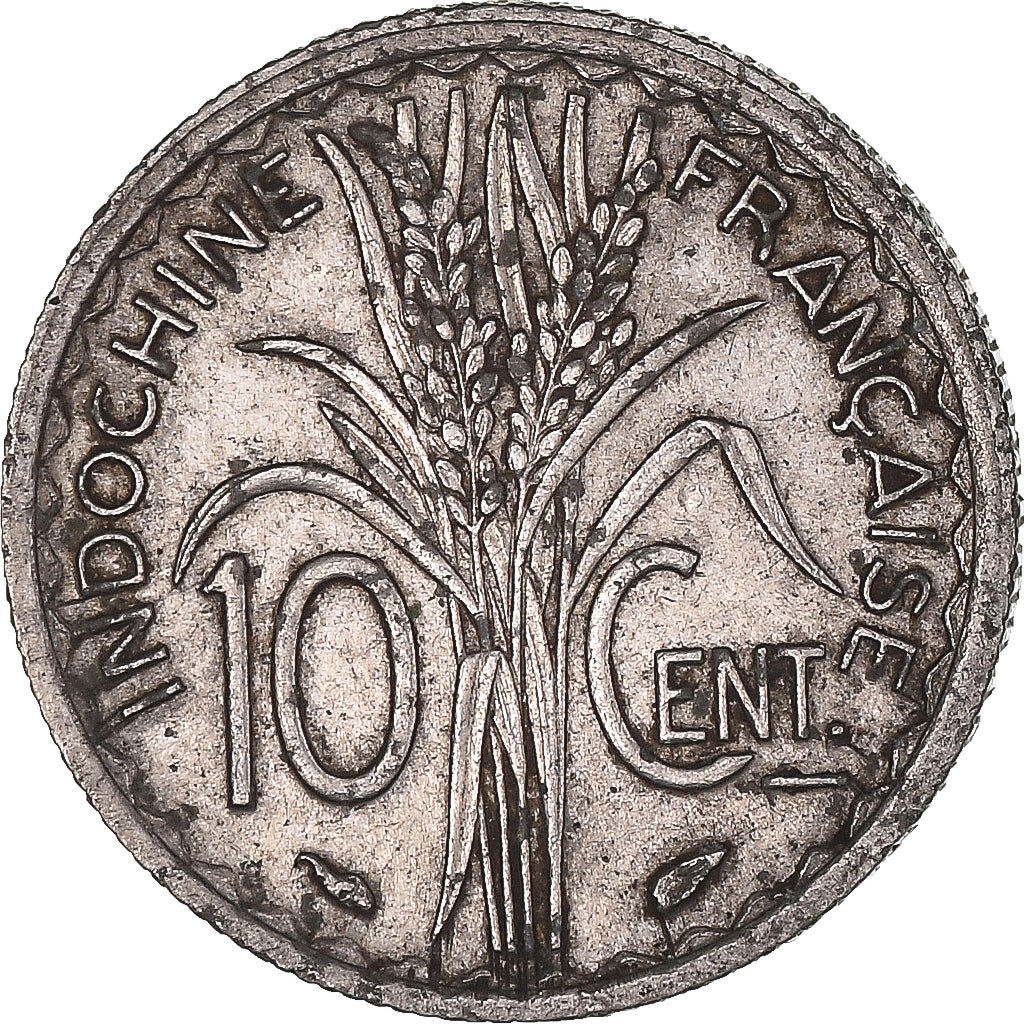 Moeda, INDOCHINA FRANCESA, 10 Cents, 1939