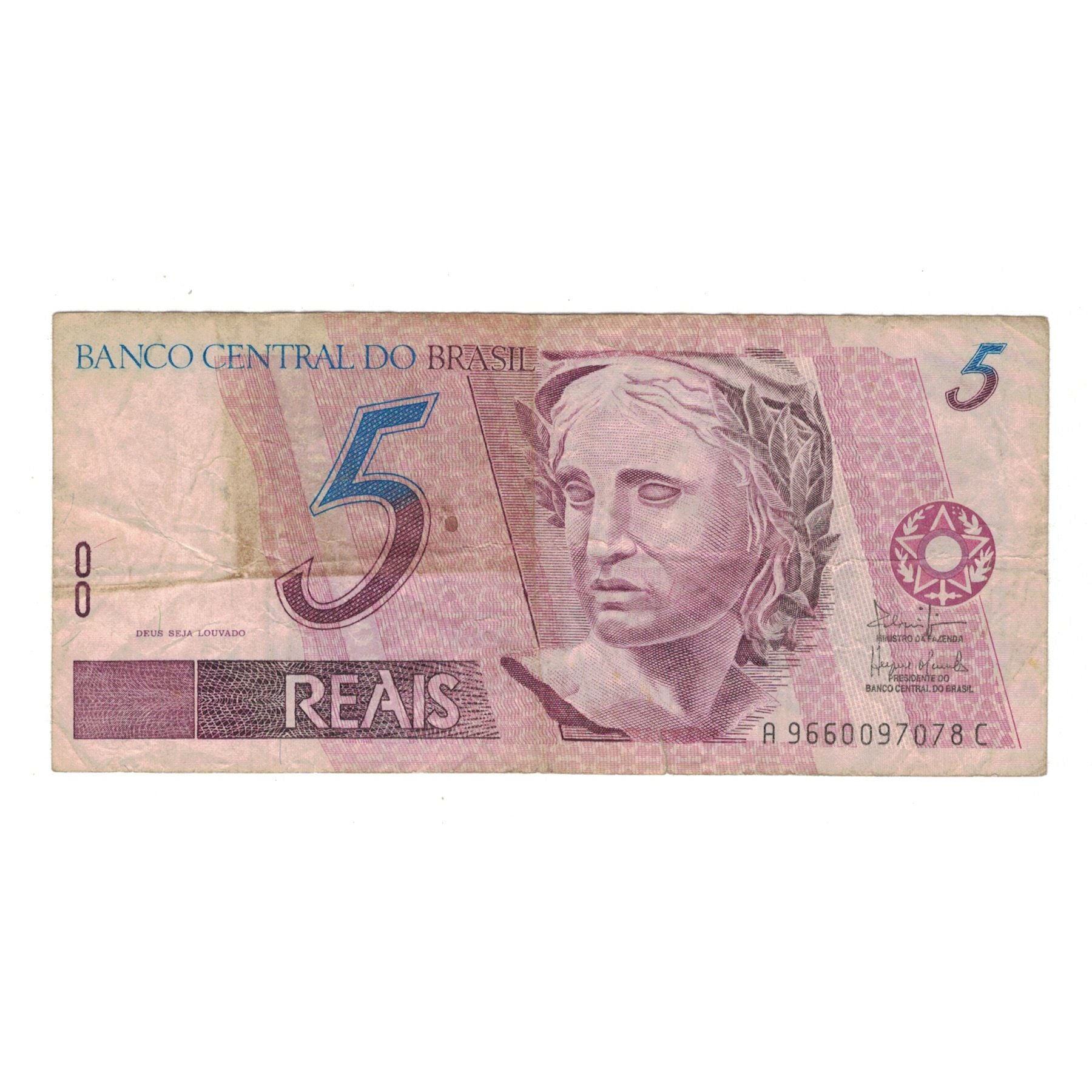 Nota, Brasil, 5 Reais, VF(20-25)
