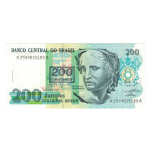 Billet, Brésil, 200 Cruzeiros on 200 Cruzados Novos, KM:225b, NEUF