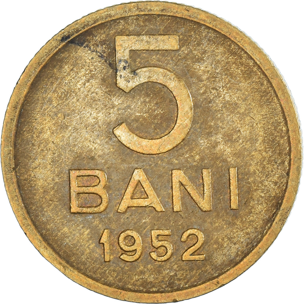 Monnaie, Roumanie, 5 Bani, 1952