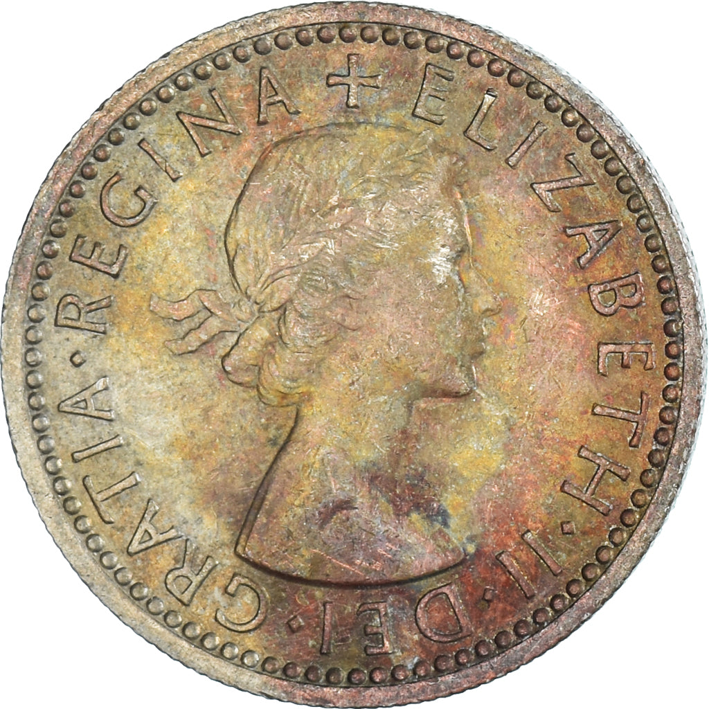 Monnaie, Grande-Bretagne, 6 Pence, 1959