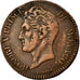 Coin, Monaco, Honore V, 5 Centimes, Cinq, 1837, Monaco, VF(30-35), Copper