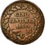 Coin, Monaco, Honore V, 5 Centimes, Cinq, 1837, Monaco, VF(30-35), Copper