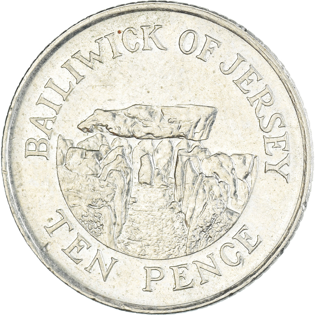 Moneda, Jersey, 10 Pence, 2006