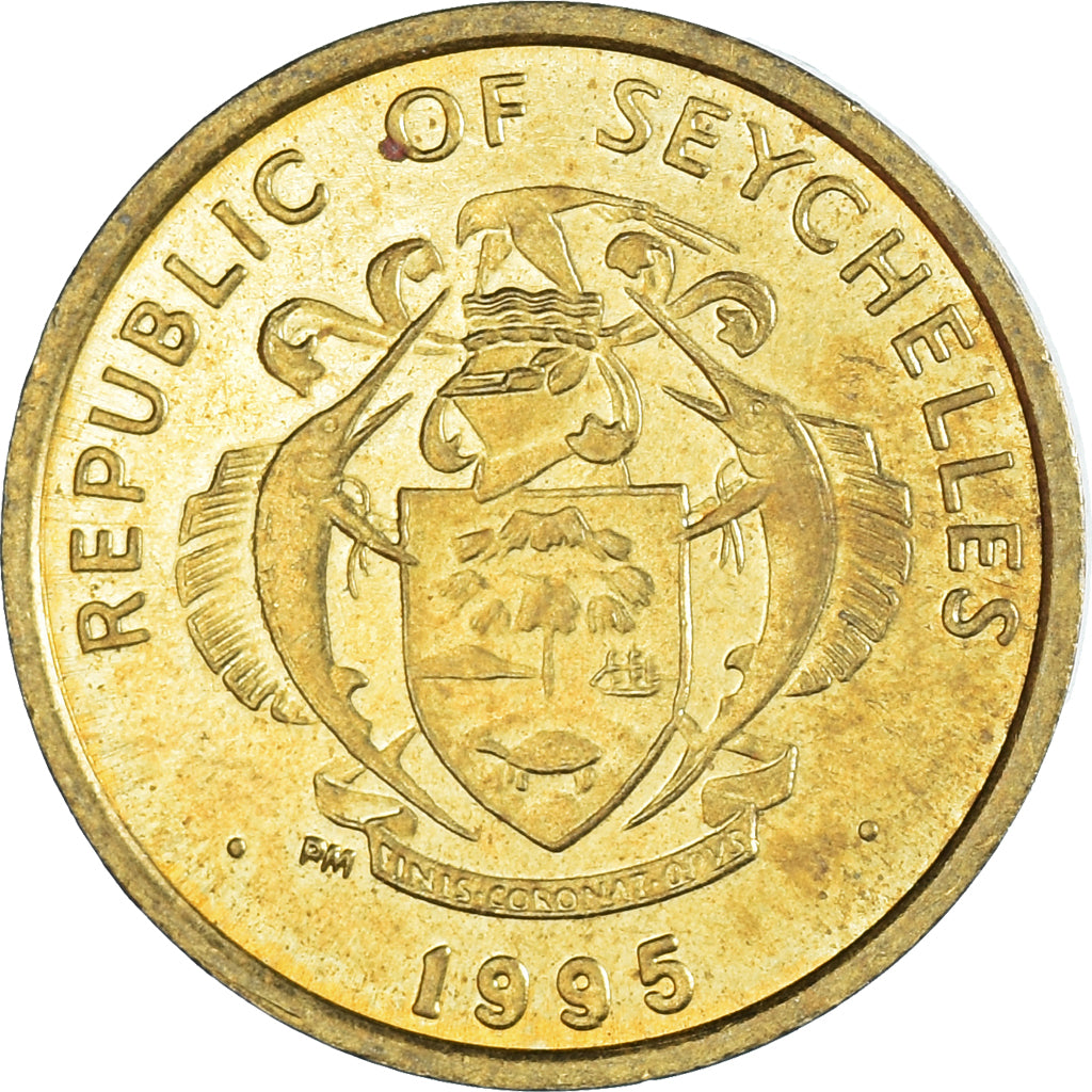 Münze, Seychelles, 5 Cents, 1995
