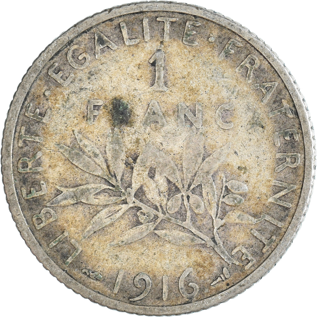 Coin, France, Franc, 1916
