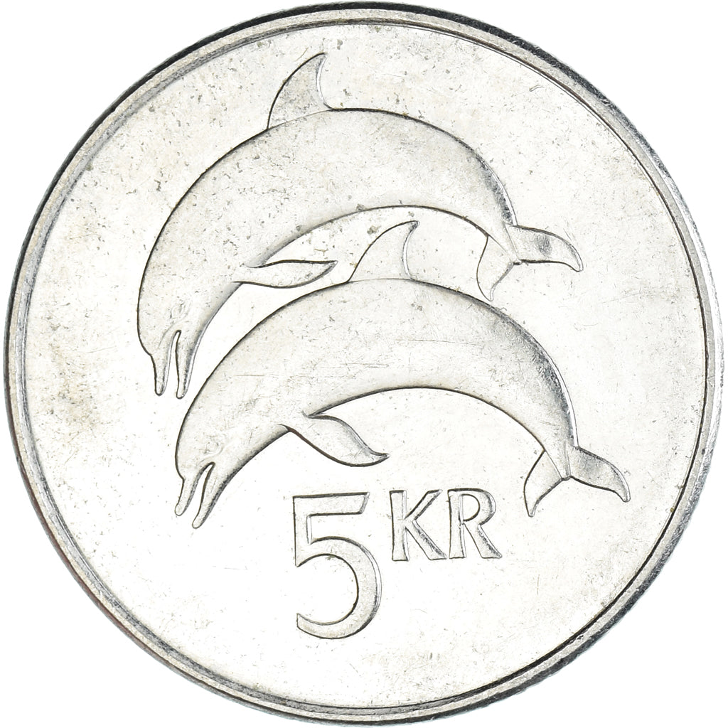 Monnaie, Islande, 5 Kronur, 1999