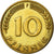 Moneta, Niemcy - RFN, 10 Pfennig, 1949, AU(50-53), Mosiądz powlekany stalą