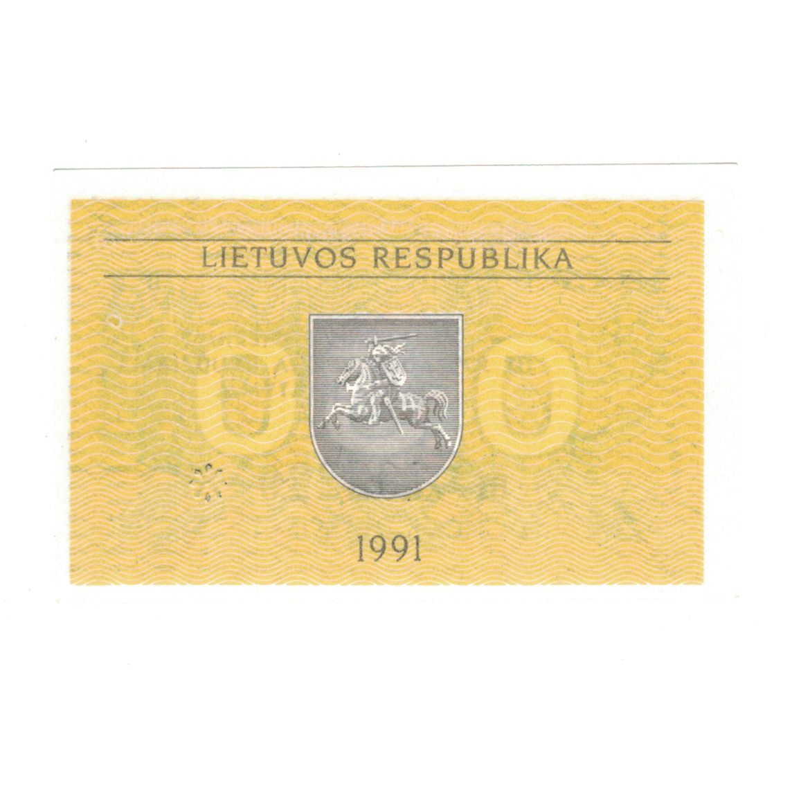 Banknote, Lithuania, 0.50 Talonas, KM:31b, UNC(65-70)