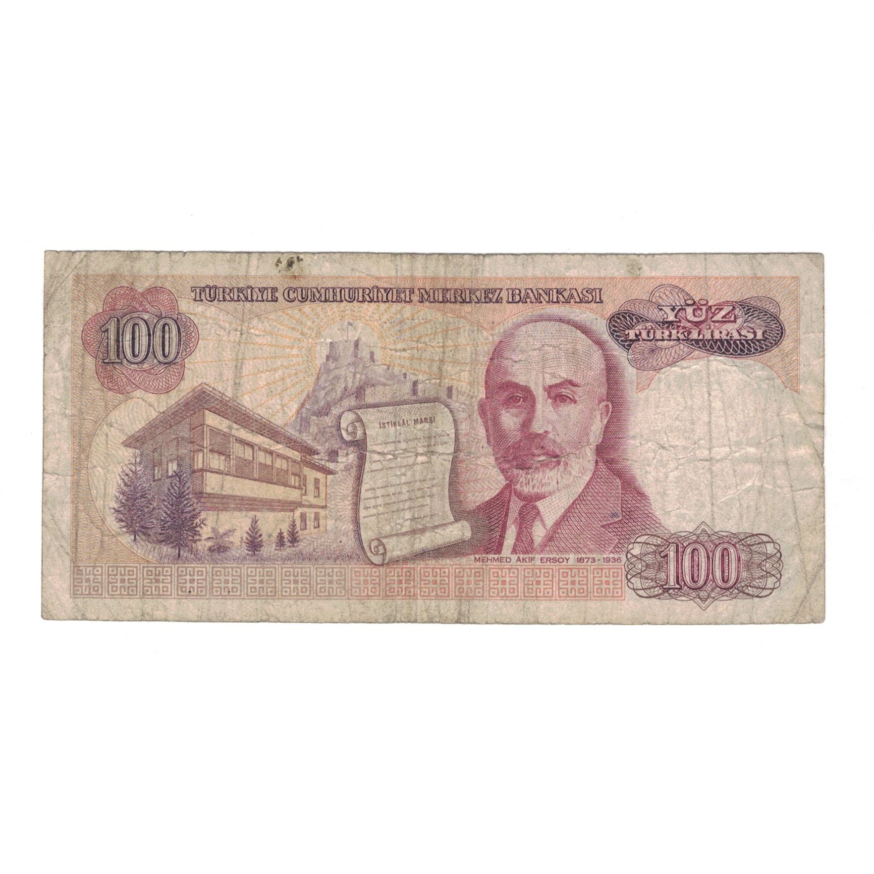 Geldschein, Türkei, 100 Lira, KM:194a, S