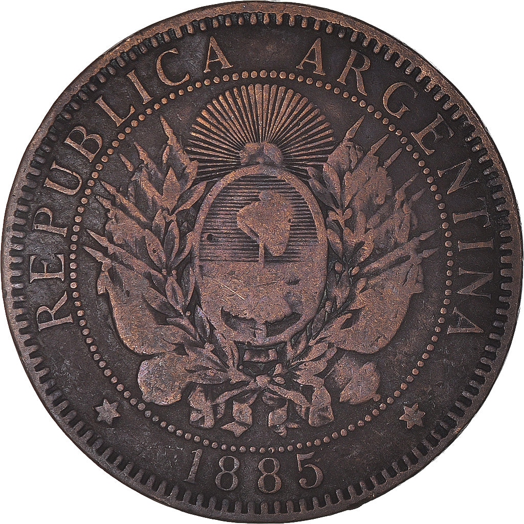 Monnaie, Argentine, 2 Centavos, 1885