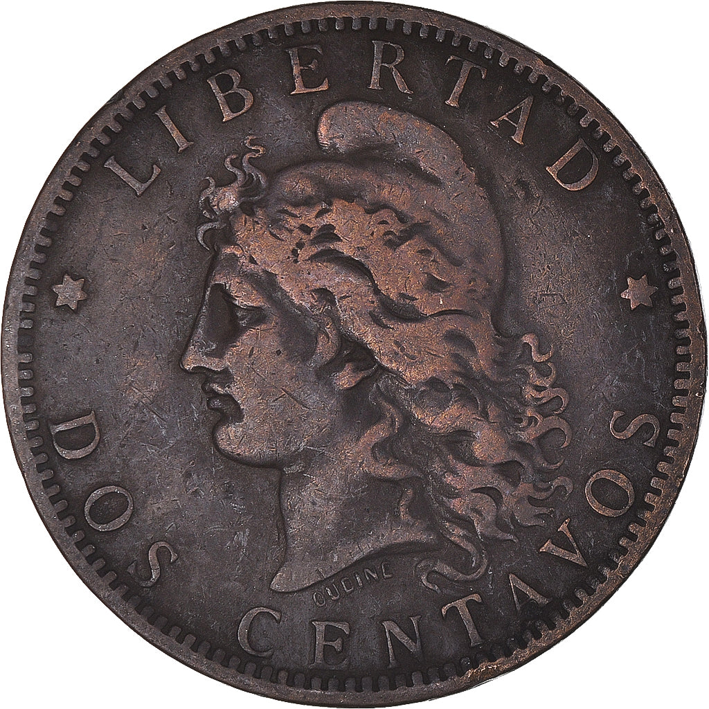 Monnaie, Argentine, 2 Centavos, 1885