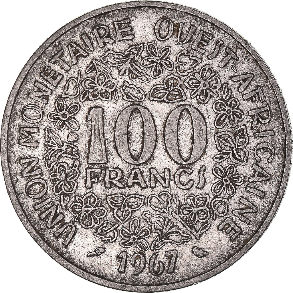 Coin, West African States, 100 Francs, 1967