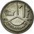 Moneta, Belgia, Franc, 1989, AU(50-53), Nikiel platerowany żelazem, KM:170