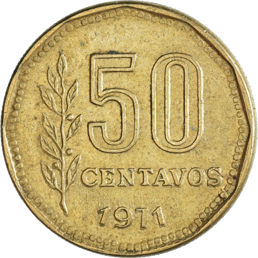 Coin, Argentina, 50 Centavos, 1971