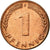 Coin, GERMANY - FEDERAL REPUBLIC, Pfennig, 1950, Karlsruhe, EF(40-45), Copper