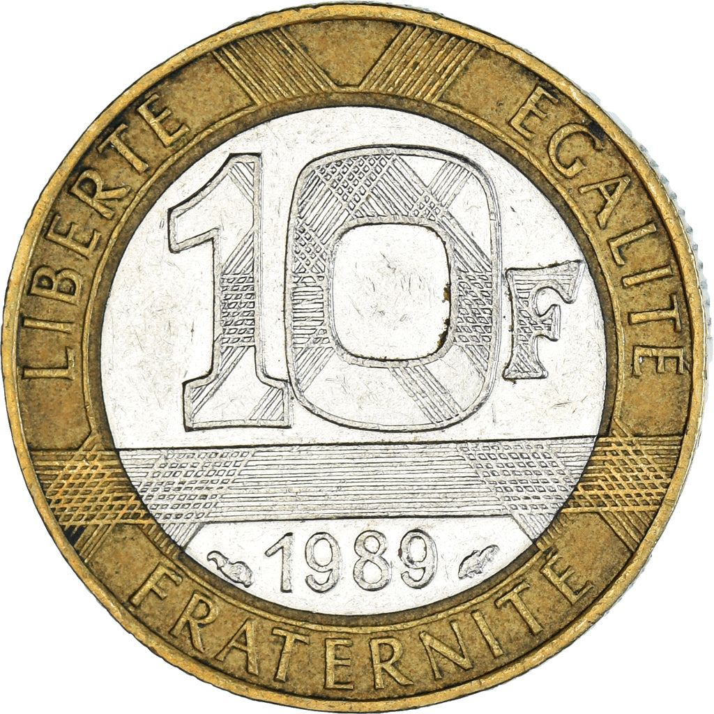 Coin, France, 10 Francs, 1989
