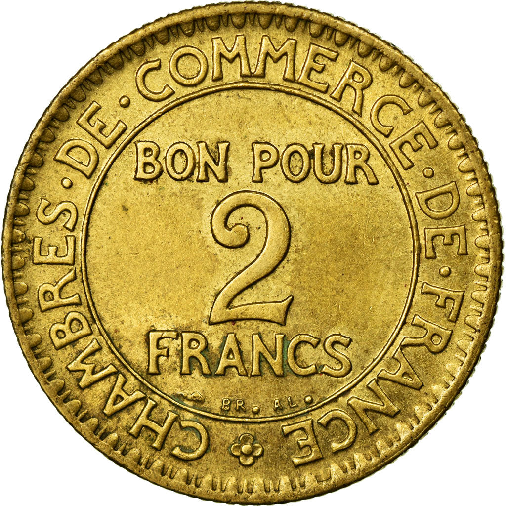 Monnaie, France, Chambre de commerce, 2 Francs, 1923, Paris, SUP+