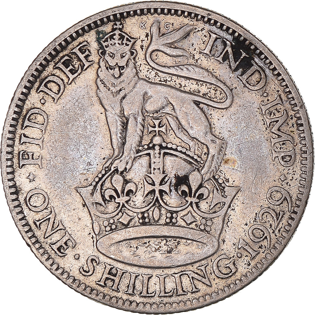 Münze, Großbritannien, Shilling, 1929