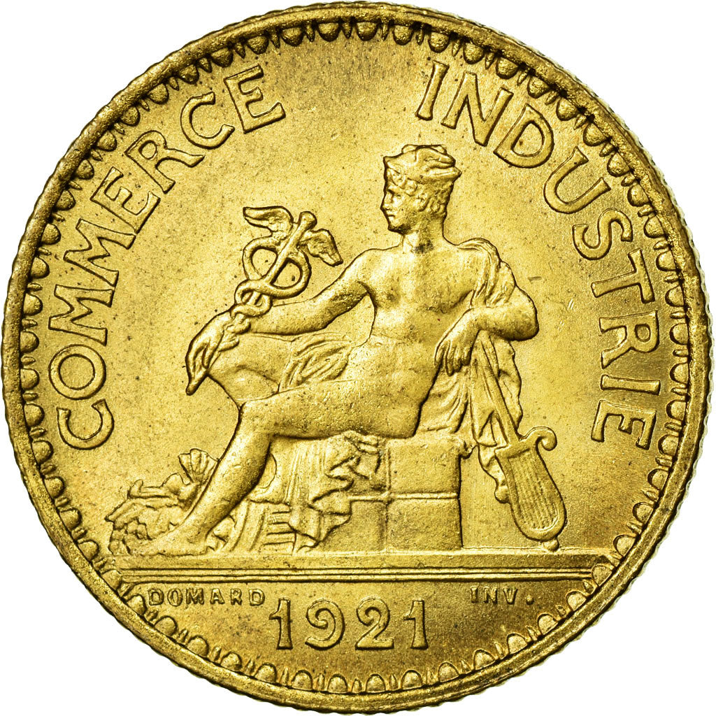 Moneda, Francia, Chambre de commerce, Franc, 1921, Paris, EBC, Aluminio -