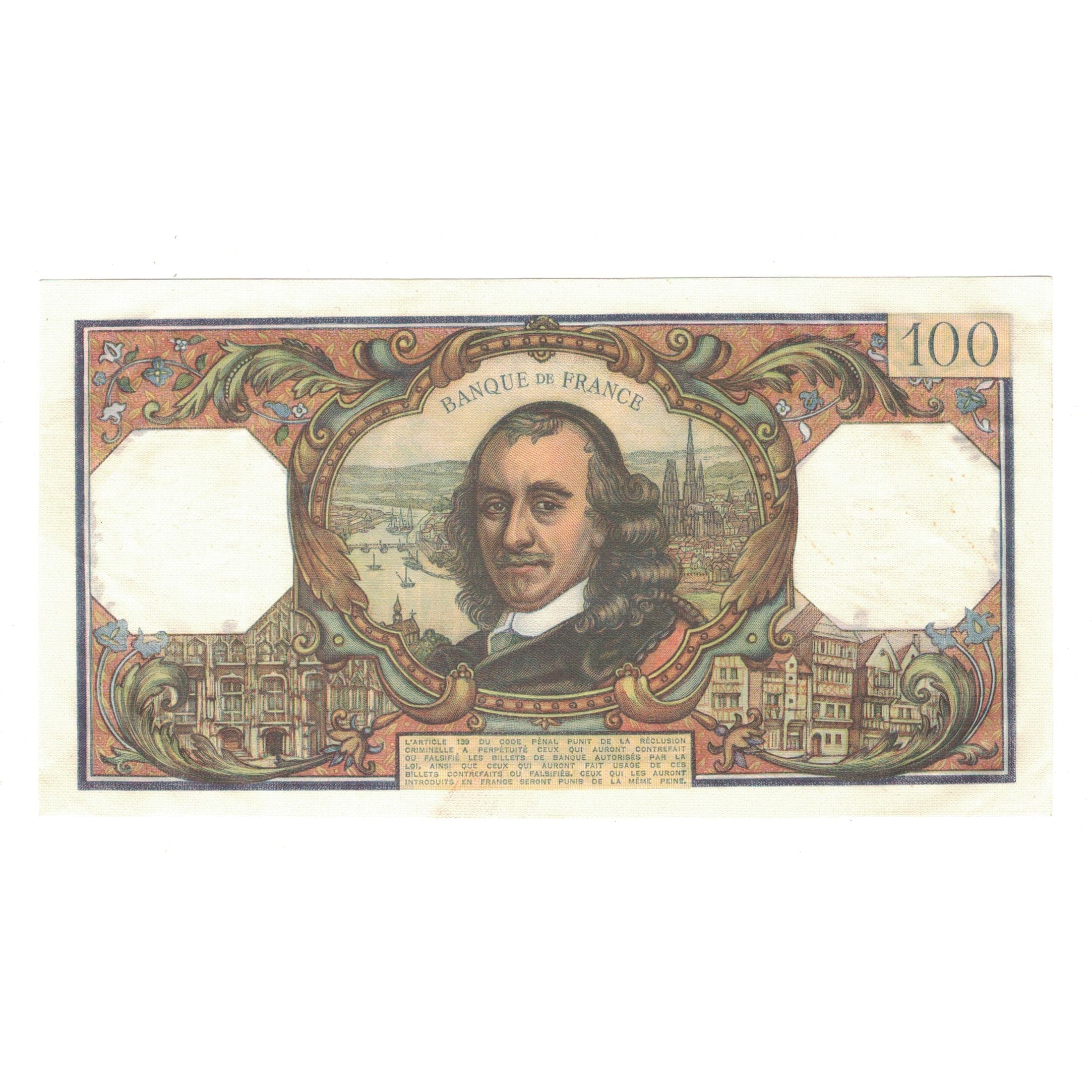 Francia, 100 Francs, Corneille, 1970, V.479, BB+, Fayette:65.31, KM:149c