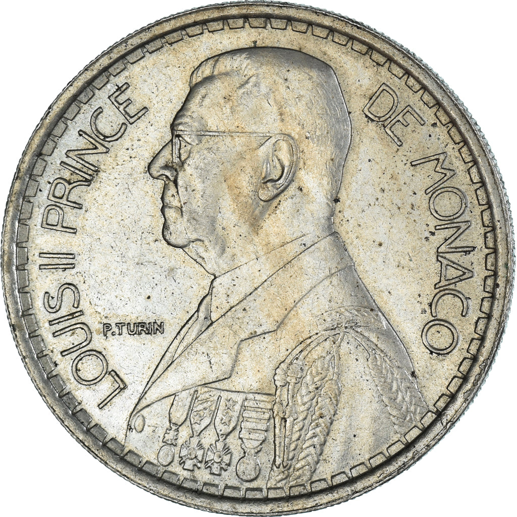 Coin, Monaco, 20 Francs, Vingt, 1947