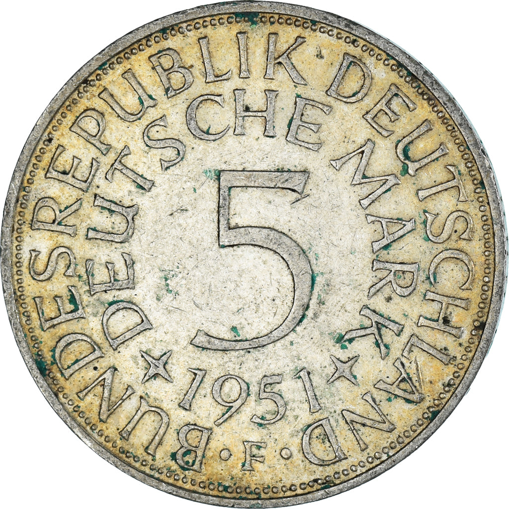 Munten, Duitsland, 5 Mark, 1951